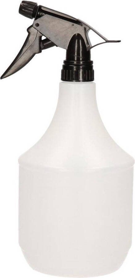 PLASTICFORTE Waterverstuivers spuitflessen wit 1 liter 25 cm Plantenspuiten schoonmaakspuiten