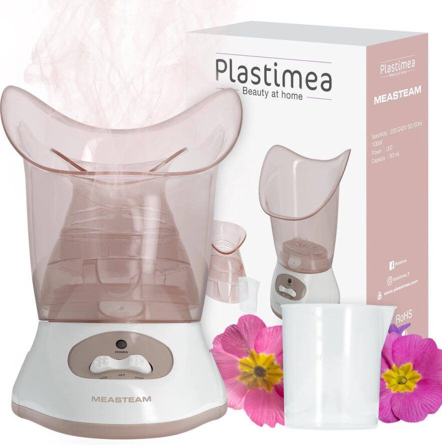 PLASTIMEA Gezichtsstomer Measteam Revolution gezichtssauna facial steamer inhalator