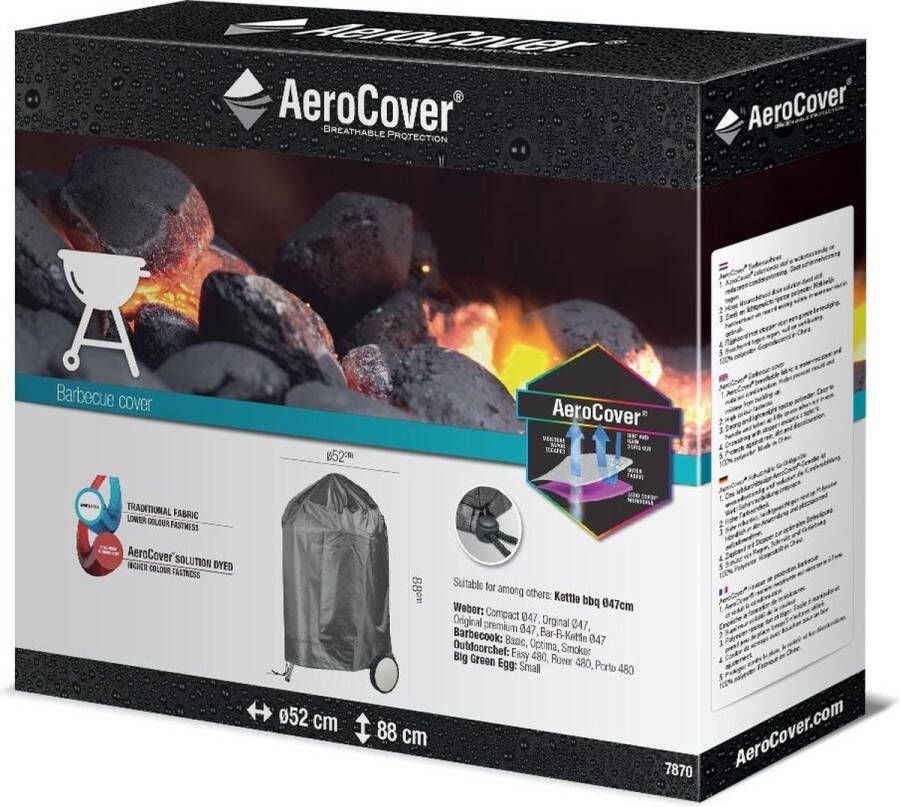 Platinum AeroCover bbq hoes ø52cm antraciet