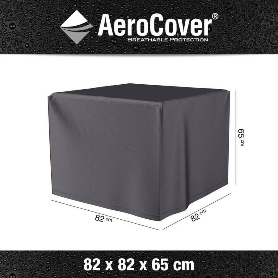 Platinum AeroCover lounge- koffie- vuurtafelhoes. Ademende hoes voor lounge- koffie- en vuurtafels 82x82xH65cm