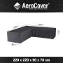 Platinum AeroCover Loungebankhoes L-vorm 325x325x100xH70 Ademend Waterproof Hoge kleurechtheid - Thumbnail 1