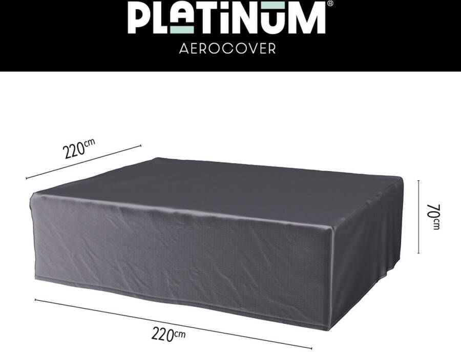 Platinum AeroCover Loungesethoes 220x220xH70 Ademend Waterproof Hoge kleurechtheid