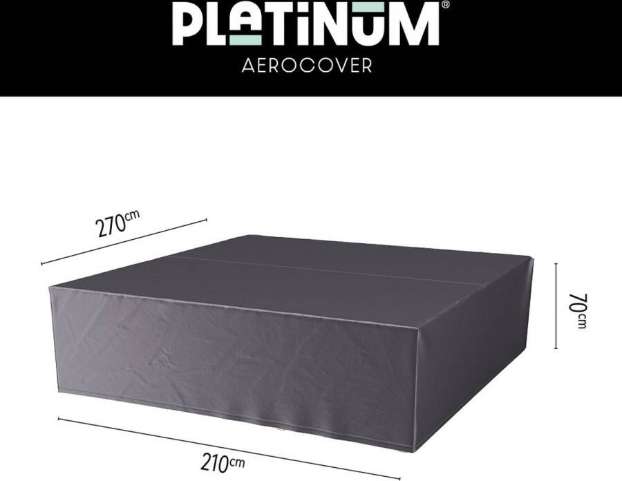 Platinum AeroCover Loungesethoes 270x210xH70 Ademend Waterproof Hoge kleurechtheid