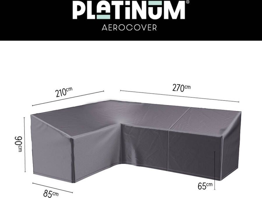 Platinum AeroCover loungesethoes hoekset links 270x210x85xh65 90 antraciet