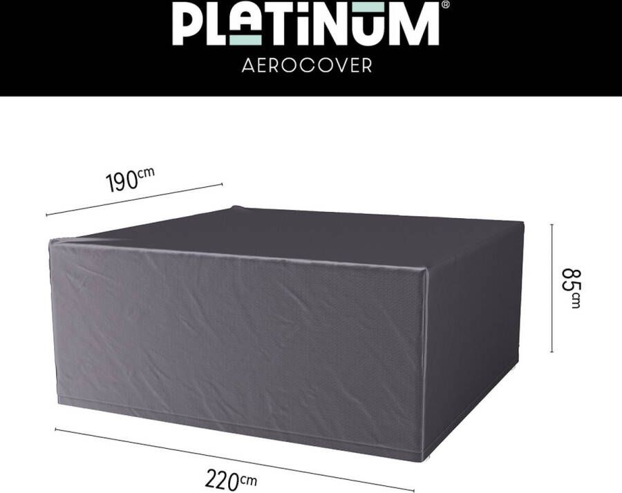 Platinum AeroCover tuinsethoes 220x190xH85 cm antraciet
