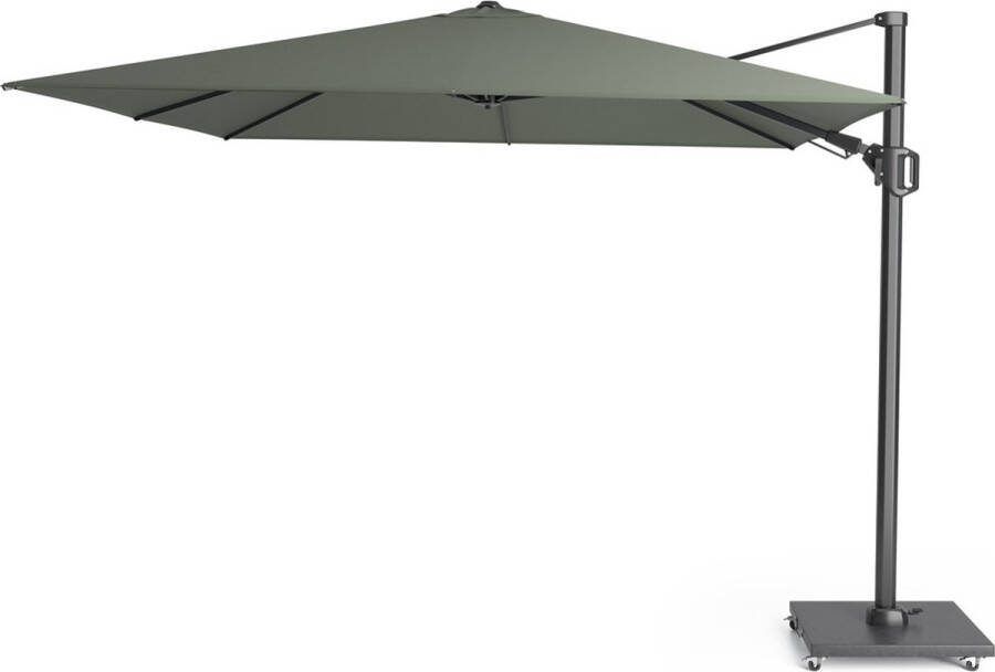 Platinum Sun & Shade zweefparasol Challenger T² 300x300 olijf