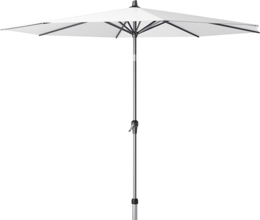 Platinum Riva parasol 300 cm rond wit met kniksysteem
