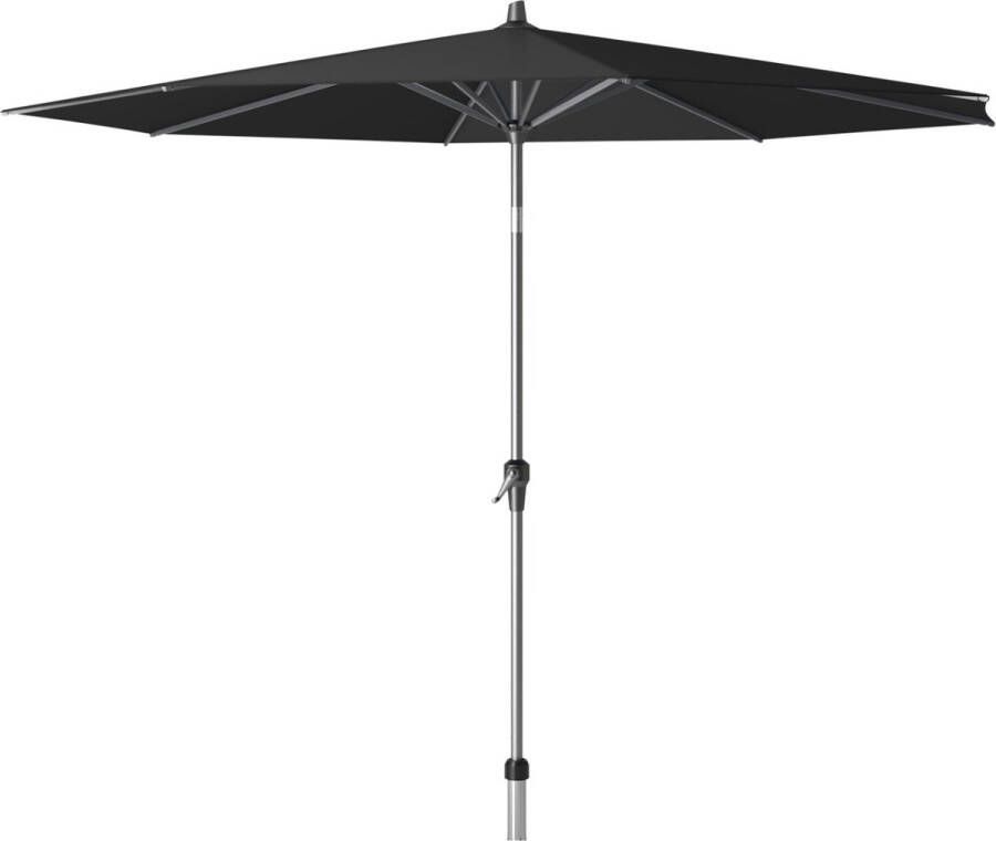 Platinum Casual Living Riva parasol 300 cm rond zwart met kniksysteem