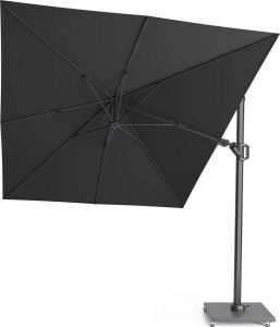 Platinum Challenger rechthoek Zweefparasol T2 Premium 3 5 x 2 6 m. Faded black