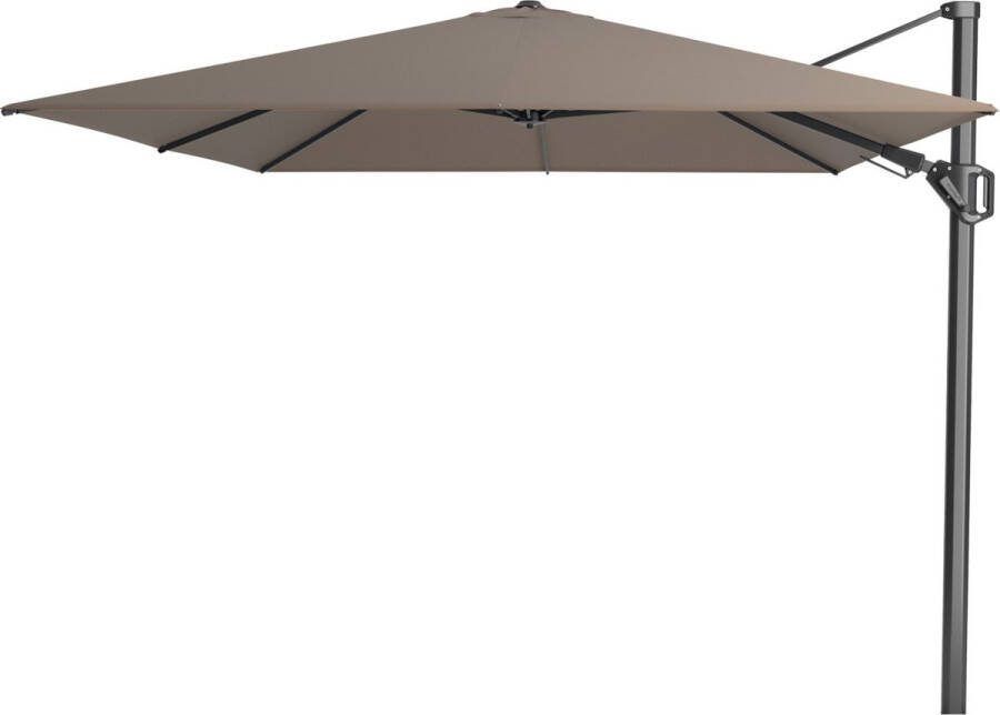 Platinum Challenger rechthoek zweefparasol T2 Premium 3 5 x 2 6 m. Havanna