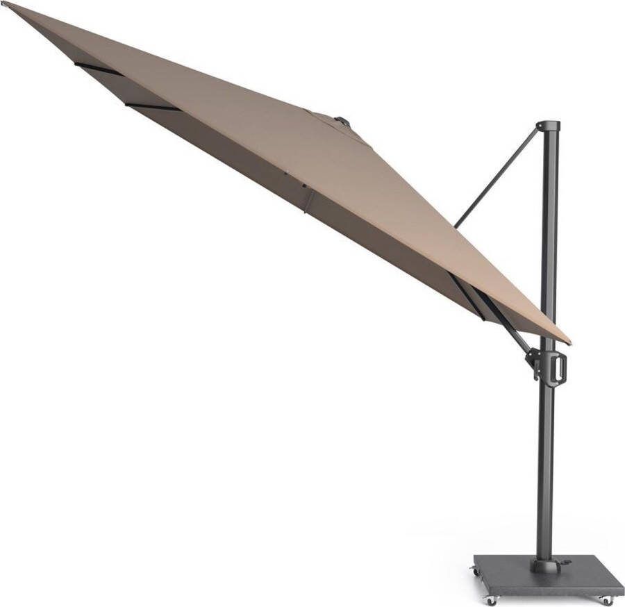 Timmermans Tuinmeubelen Platinum Zweefparasol Challenger Premium T1 Havanna 400 X 300 Cm