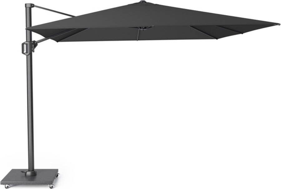 Platinum Challenger T1 premium zweefparasol 300x300 cm faded black