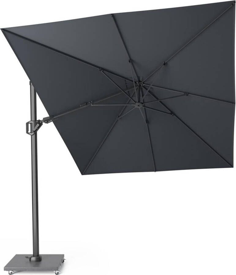 Platinum Challenger T2 350x260 Cm Antraciet Zweefparasol Zonwering