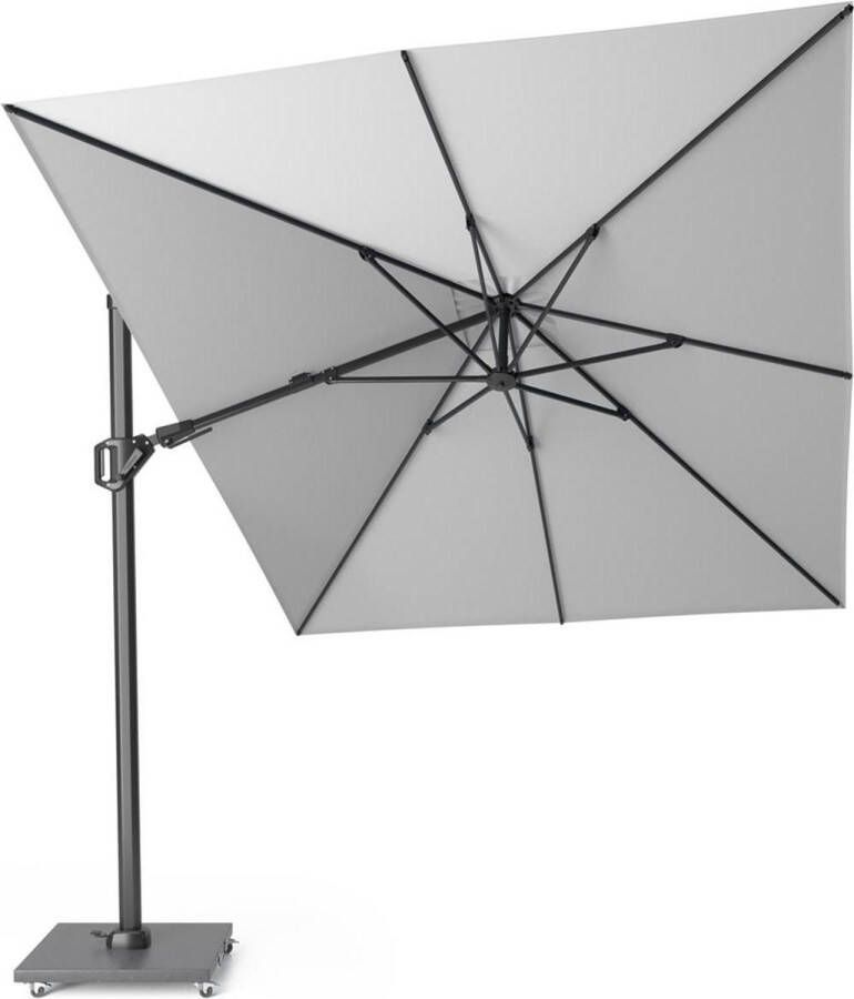 Platinum Challenger T2 350x260 Cm Lichtgrijs Zweefparasol Zonwering