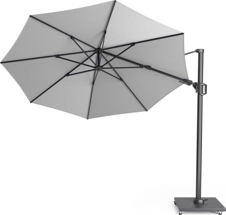 Platinum Sun & Shade zweefparasol Challenger T² ø350 lichtgrijs