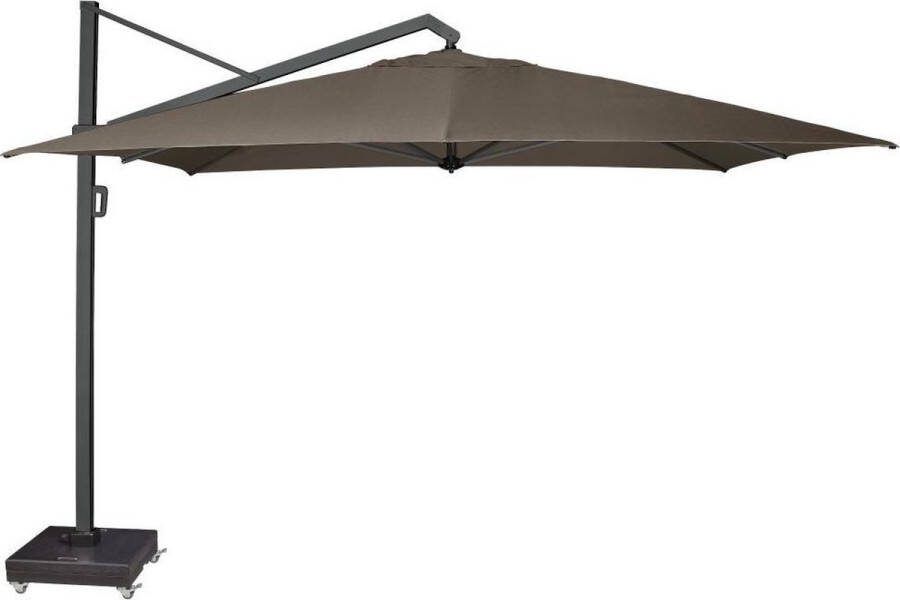 Platinum Icon Parasol 300x400cm Havanna Taupe Zweefparasol Rechthoek