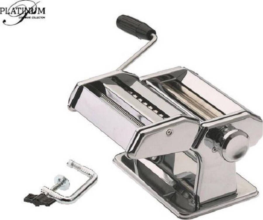 Platinum Kitchen Collection Pastamaker classic 2in1 Pastamachine Incl. handige Tafelgreep PL-152