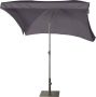 Coppens Platinum Aruba 200 x 130 cm rechthoek parasol Antraciet - Thumbnail 1