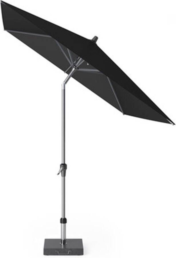 Platinum Riva parasol 250x200 cm zwart met kniksysteem