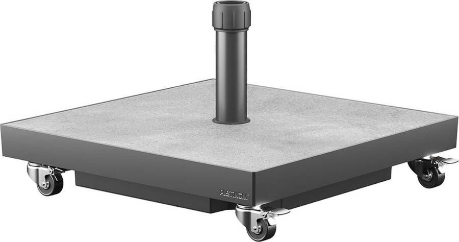 Platinum Sun & Shade Ceramica 40kg premium parasolvoet met zwenkwielen