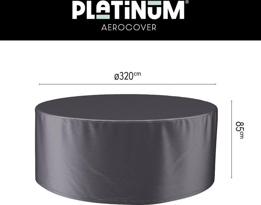 Van der Garde Tuinmeubelen Aerocover Tuinsethoes 320 Ø Cm