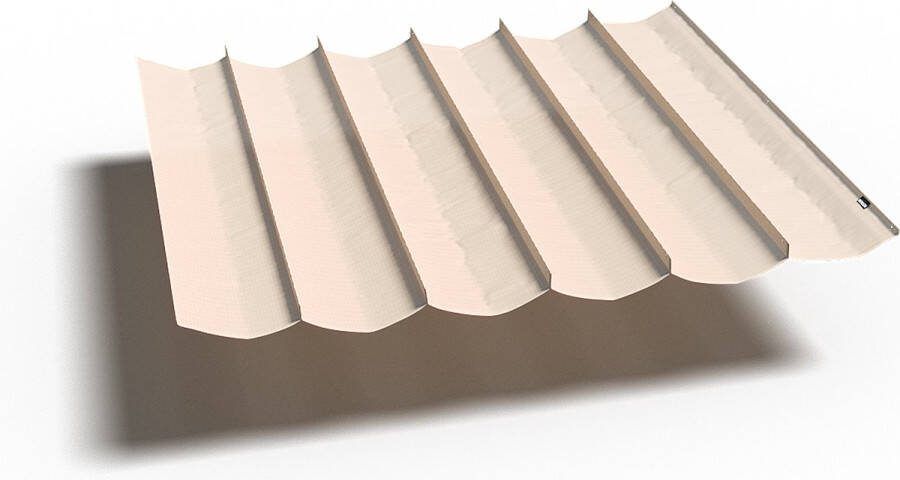 Platinum Sun & Shade Coolfit harmonica schaduwdoek B290xL400cm Ecru wit