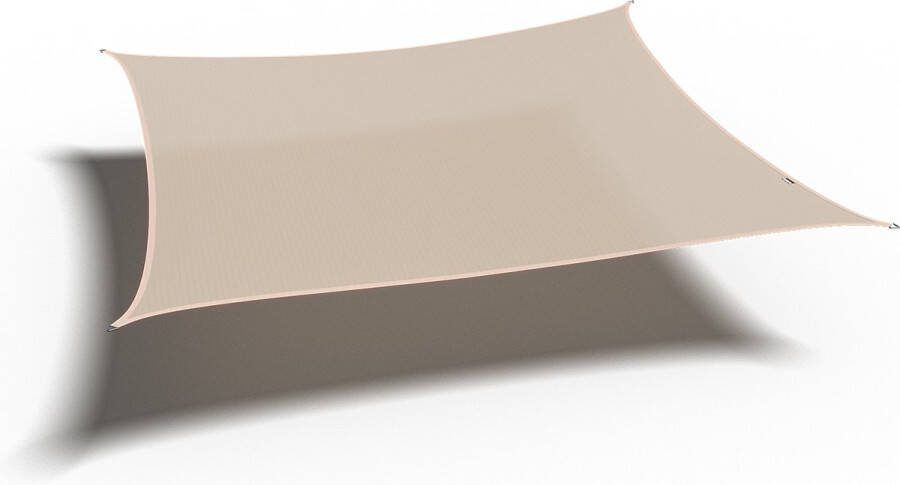 Platinum Sun & Shade Coolfit schaduwdoek vierkant 500x500cm Ecru Wit