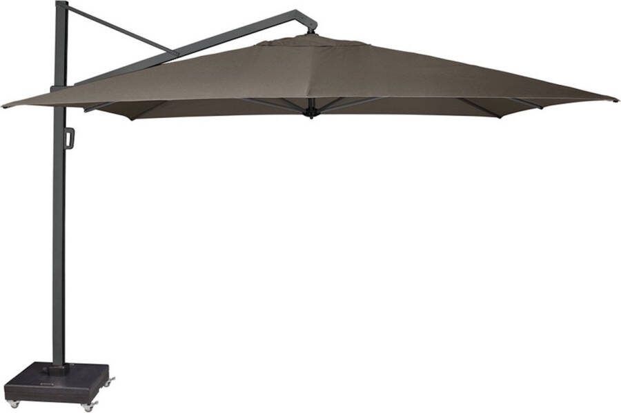 Platinum Sun & Shade zweefparasol Icon Premium 350x350 Havana