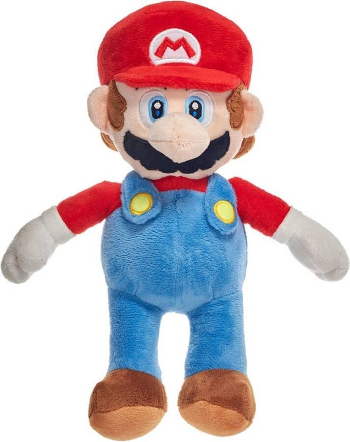 Nintendo Play by Play knuffel Super Mario 30 cm polyester blauw rood