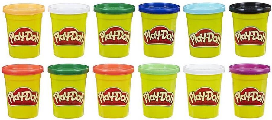 Play-Doh 12 KLEUR WINTERPOTTEN (4OZ)