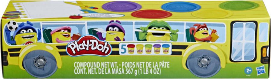 Play-Doh Back to School 5 pack- Boetseerklei
