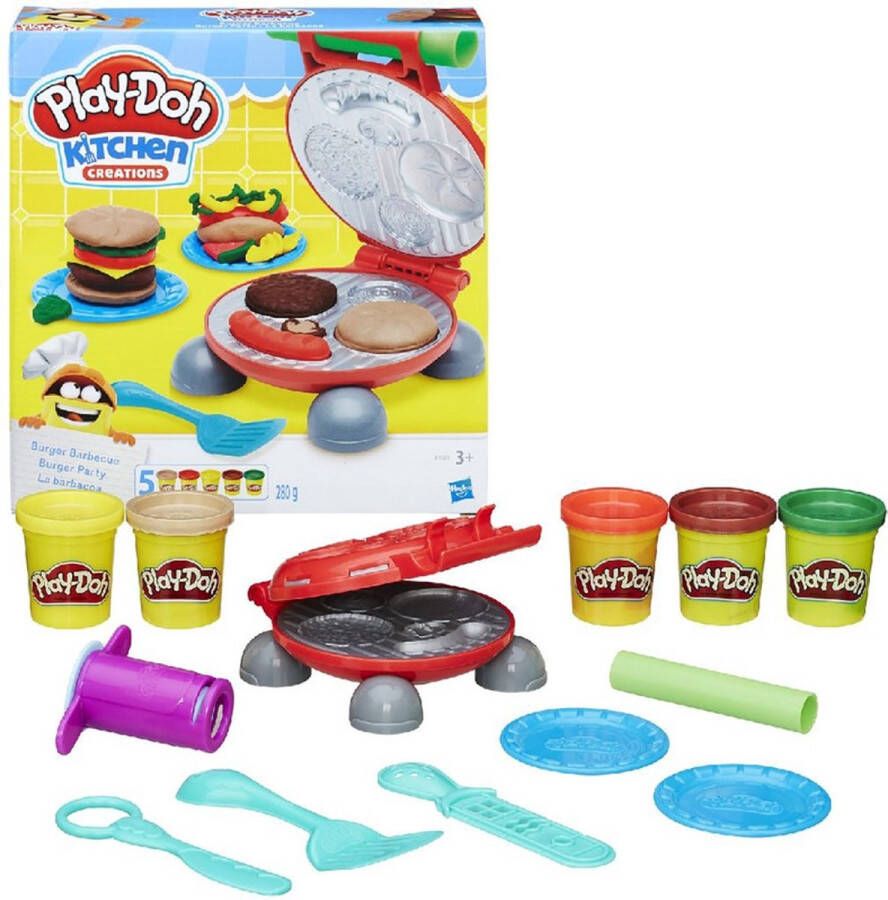Play-Doh Burger Barbecue Klei Speelset