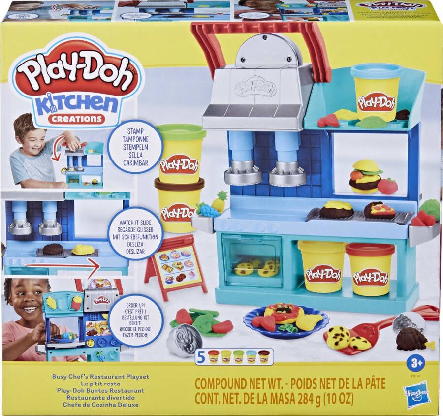 Hasbro Play-doh Playdoh drukke chef restaurant speelset