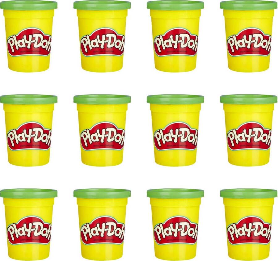 Play-Doh Groene Klei 12 Potjes