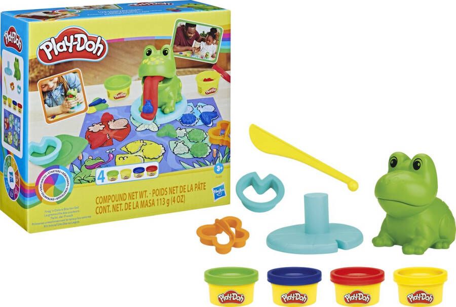 Play-Doh Kikker en Kleuren Boetseerklei
