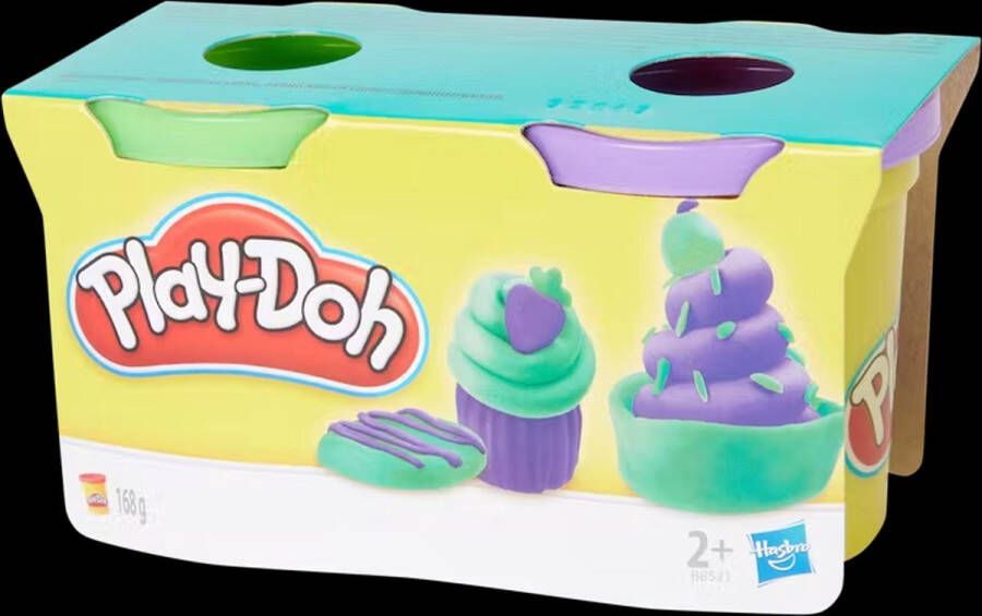 Play-Doh Klei 2 Potjes 168g (2x 84g) Kinder Knutsel Klei