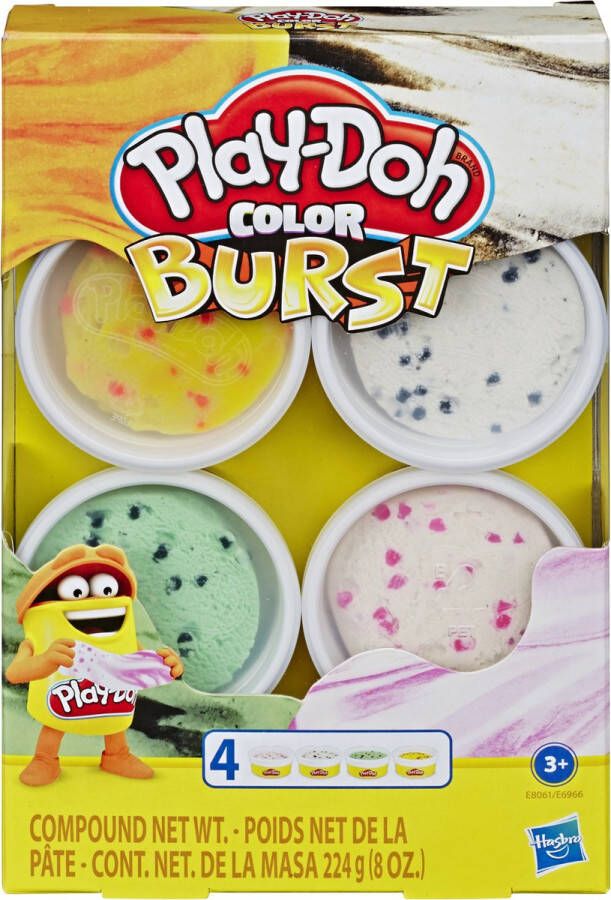 Play-Doh PD Kleur Explosie 4 Pack Asst E6966