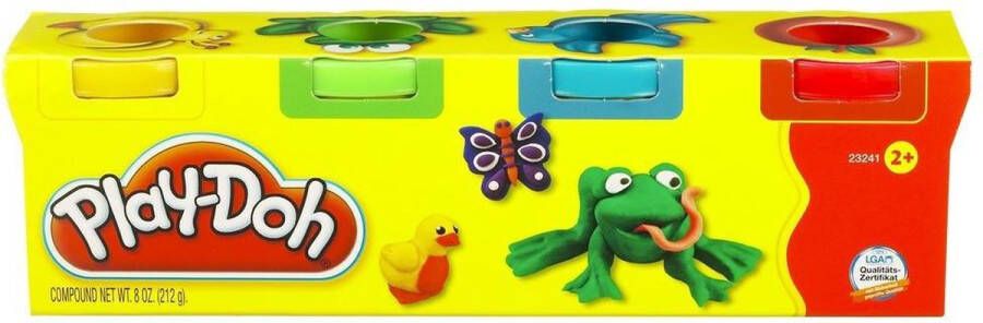 Play-Doh 23241 Klei 265 g Blauw Groen Rood Geel 4 stuk(s)