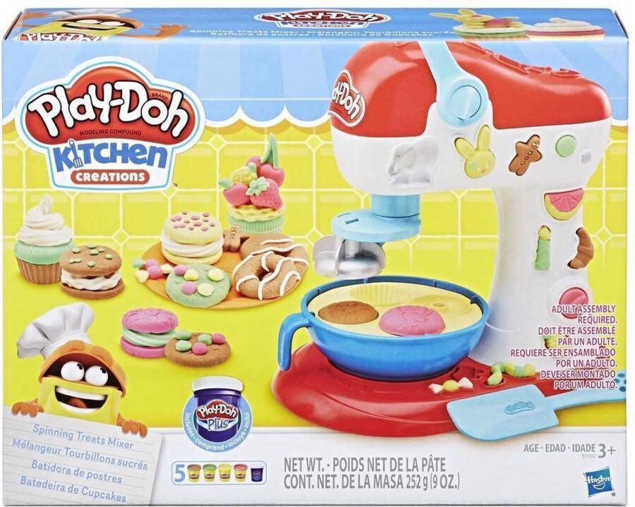 Play-Doh Speelset Klei Spinning Treats Mixer 5 Kleipotjes