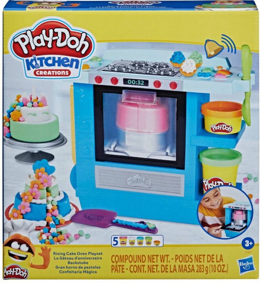 Hasbro Play-Doh Keuken De Verjaardagstaart met 5 potjes boetseerklei