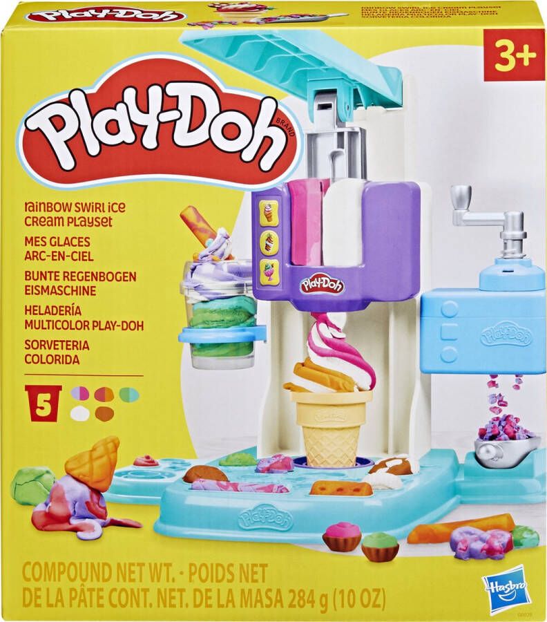 Play-Doh My Rainbow-ijsset met boetseerdeeg