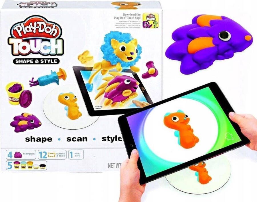 Play-Doh Touch-set Shape & Style Met telefoontoepassing