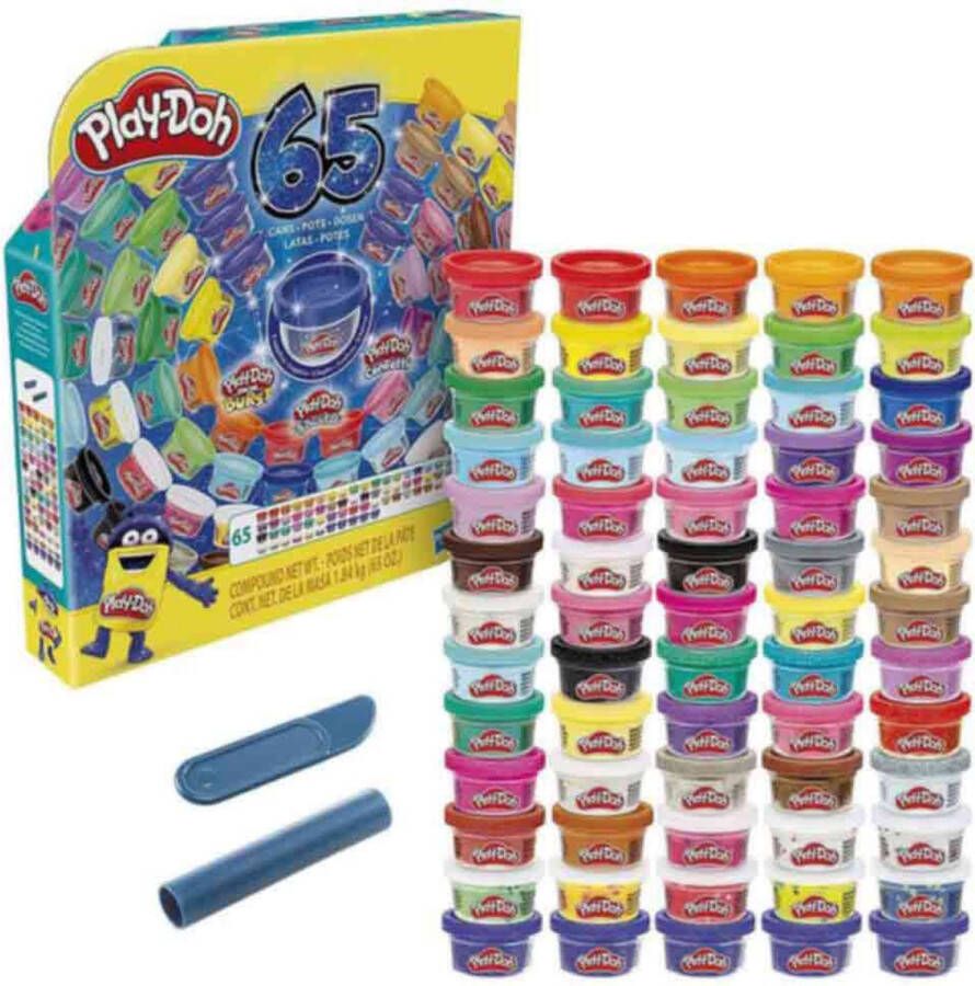 Play-Doh Vier Feest 65 Pack Klei Speelset