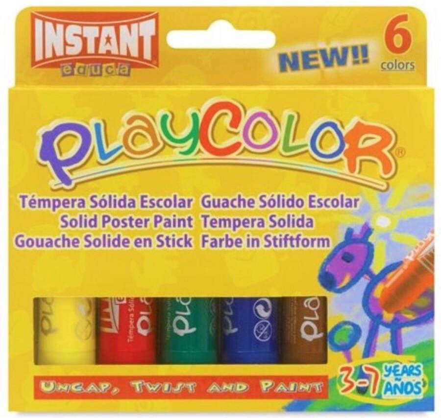 PlayColor One Gouache Sticks Set 6x10gr