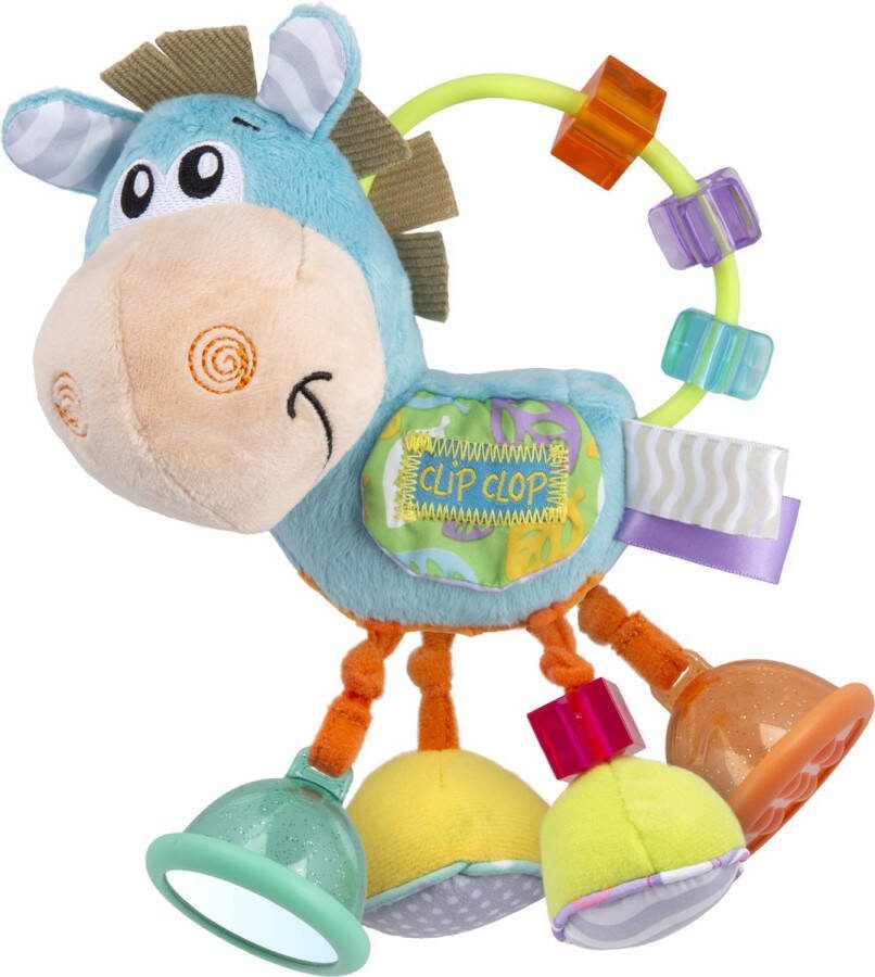 Playgro Clip Clop Rammelaar REFRESH Blauw Activiteitenspeeltje Kraamkado
