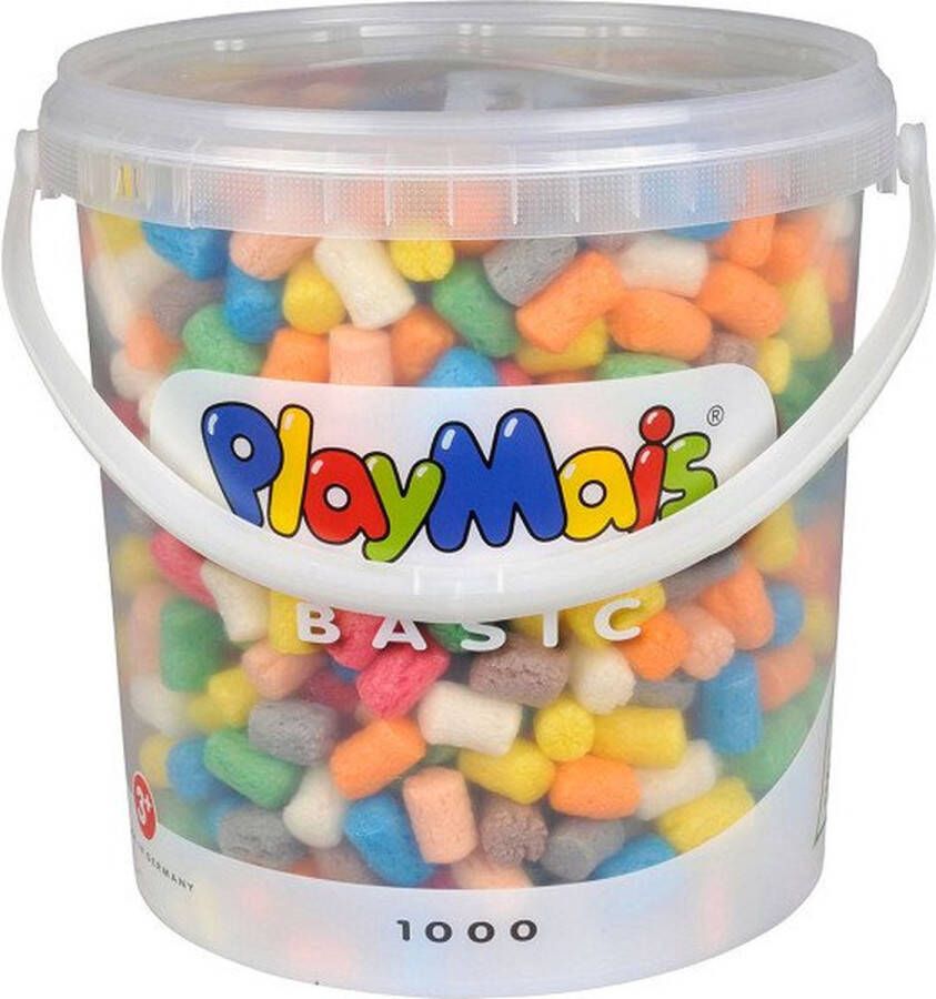 PlayMais Basic Emmer 10 Liter (> 1000 Stukjes)