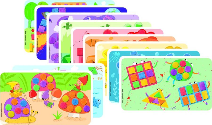 PlayMais EDULINE CARDSET Colours & Forms