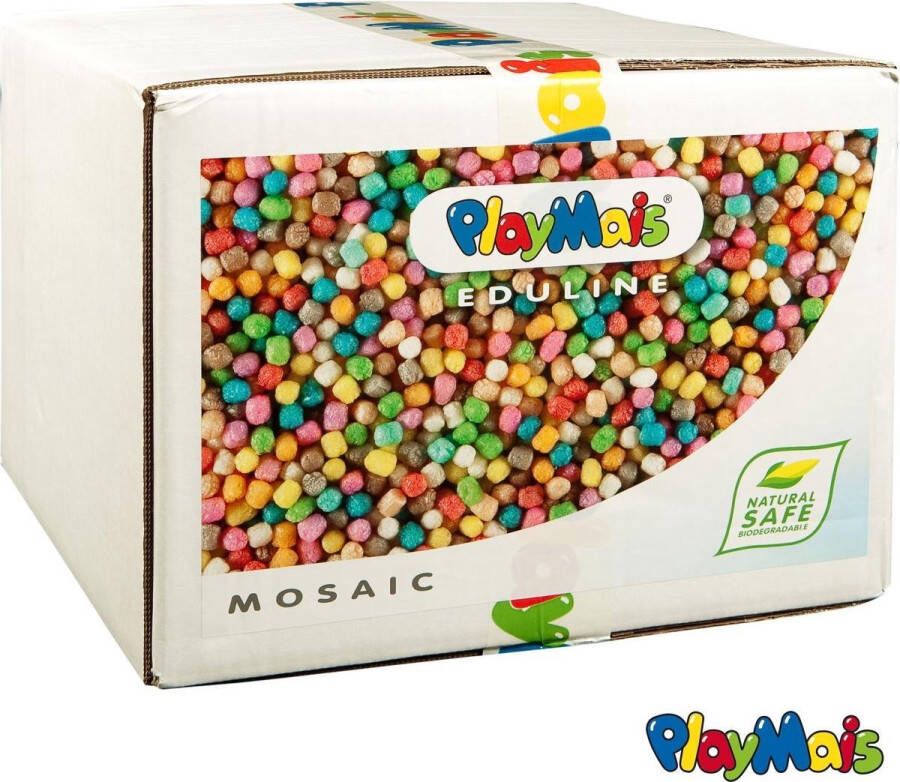 PlayMais Eduline Mosaic (>12.000 Stukjes) Funmais Speelmais Mozaiek Knutselen voor kinderen vanaf 3 jaar