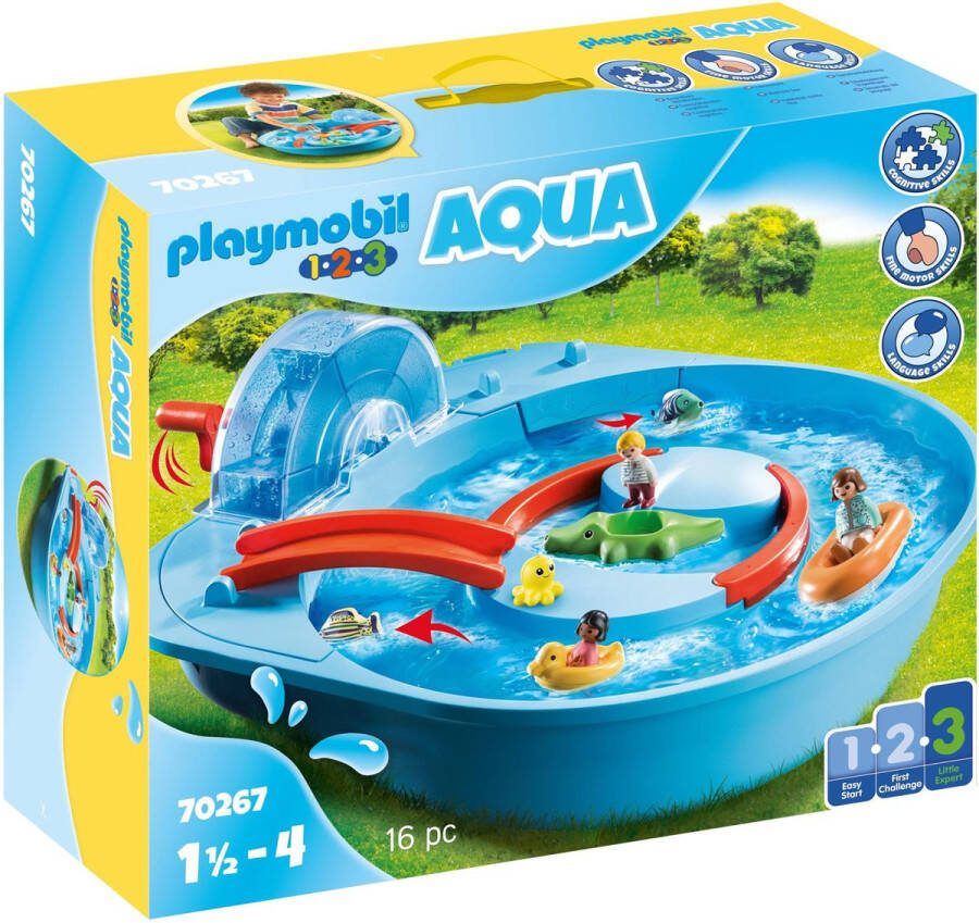 PLAYMOBIL 1.2.3. Aqua Vrolijke waterbaan 70267