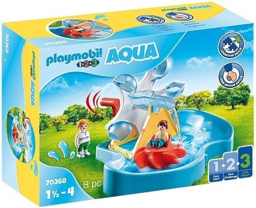 Playmobil Â 1.2.3 70268 Aqua Waterrad met carrousel